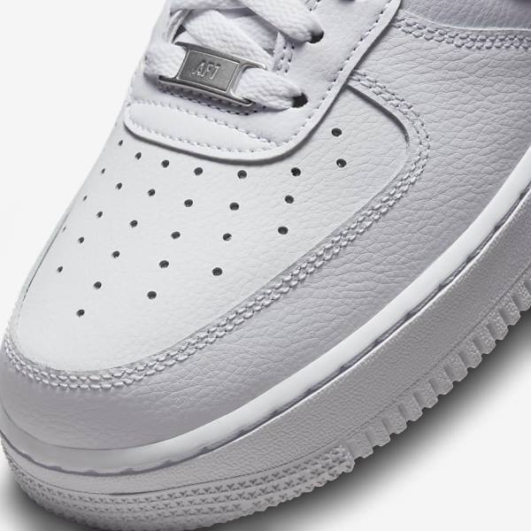 Zapatillas Nike Air Force 1 07 Next Nature Mujer Blancas Metal Doradas Marrones Claro | NK560ZBY