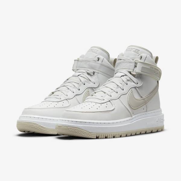 Zapatillas Nike Air Force 1 Boot Hombre Blancas Beige Claro | NK297UWC