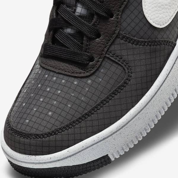 Zapatillas Nike Air Force 1 Crater Older Niños Negras Blancas | NK532NIW