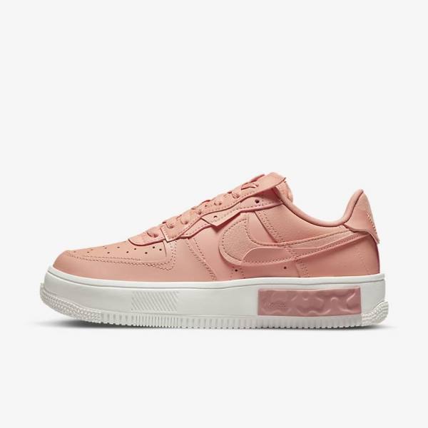 Zapatillas Nike Air Force 1 Fontanka Mujer Blancas Rojas Rosas Verde Menta | NK302LRE