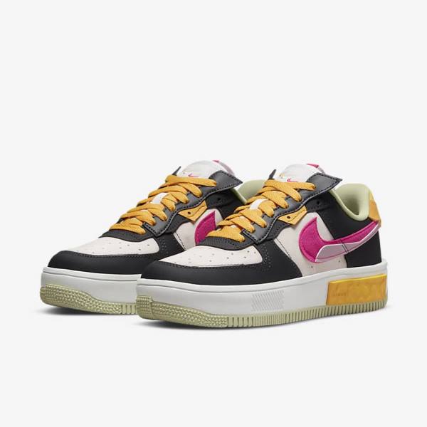 Zapatillas Nike Air Force 1 Fontanka Mujer Blancas Moradas Rosas | NK640BNH