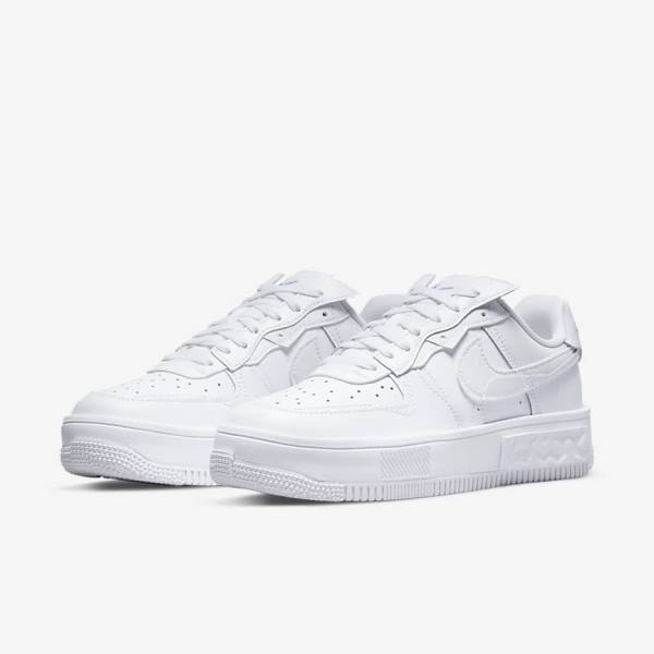 Zapatillas Nike Air Force 1 Fontanka Mujer Blancas | NK834VFK