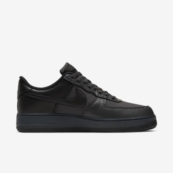 Zapatillas Nike Air Force 1 GTX Hombre Gris Oscuro Negras | NK375DGP