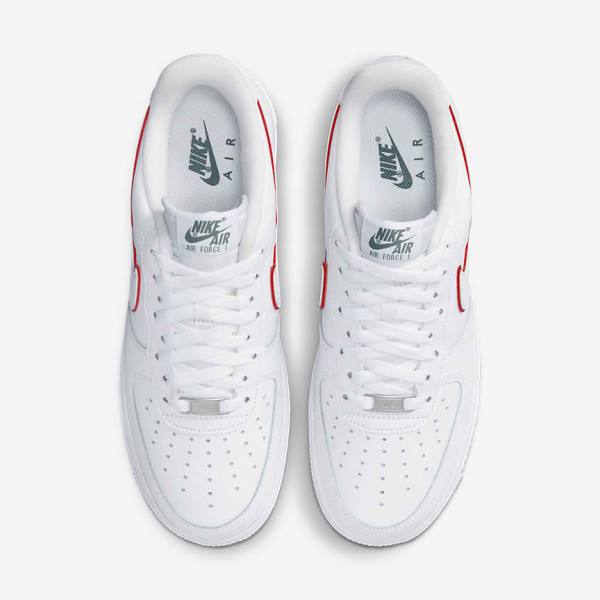 Zapatillas Nike Air Force 1 Hombre Blancas Verde Metal Plateadas Rojas | NK376GBY