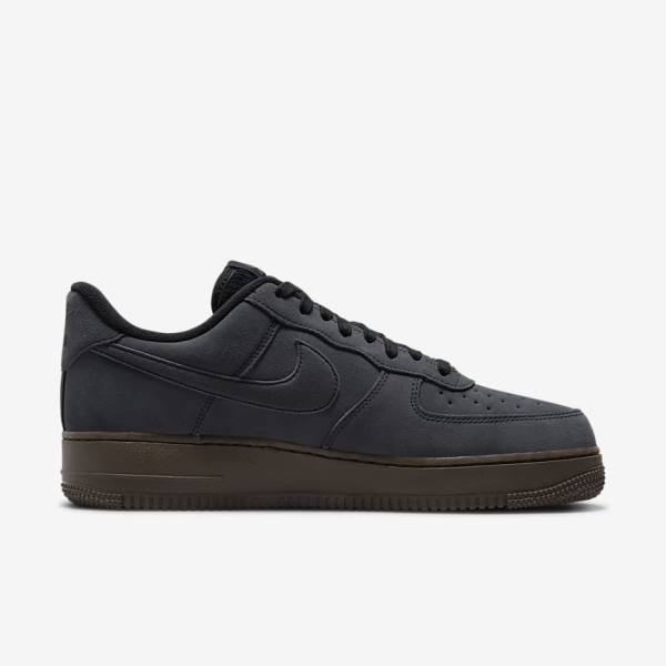 Zapatillas Nike Air Force 1 Hombre Blancas Chocolate Oscuro | NK591DQX