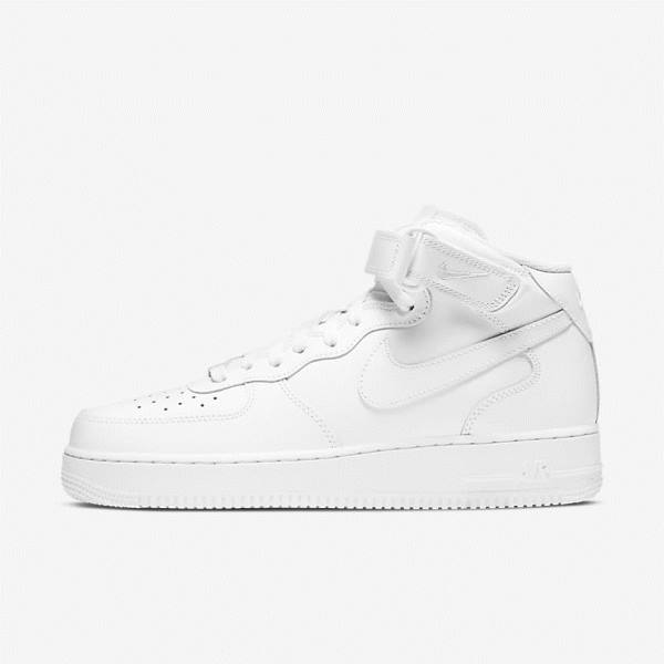 Zapatillas Nike Air Force 1 Mid 07 Hombre Blancas | NK027DWP