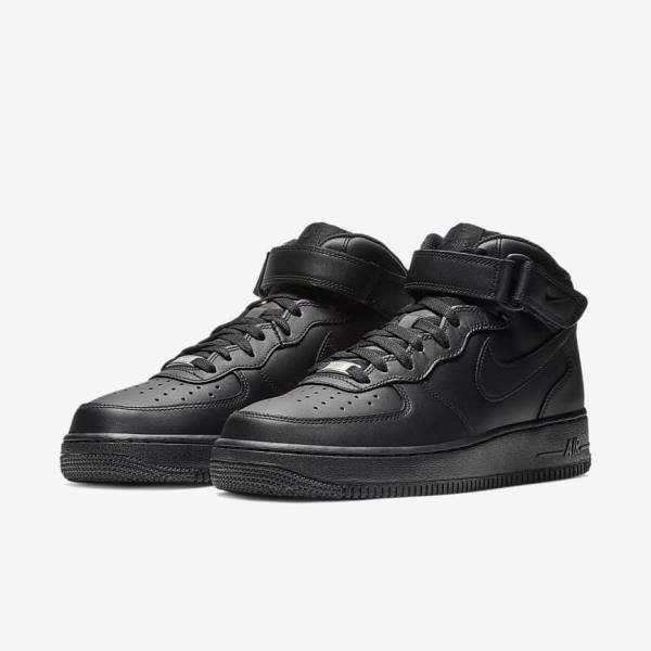 Zapatillas Nike Air Force 1 Mid 07 Hombre Negras | NK691YPS