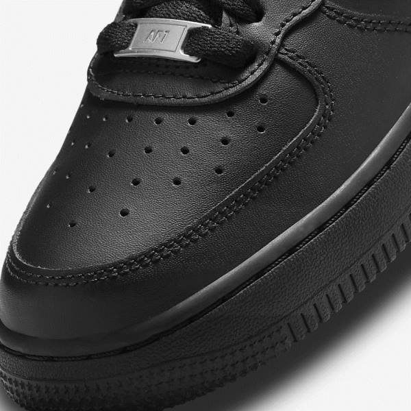 Zapatillas Nike Air Force 1 Mid LE Older Niños Negras | NK267FYD