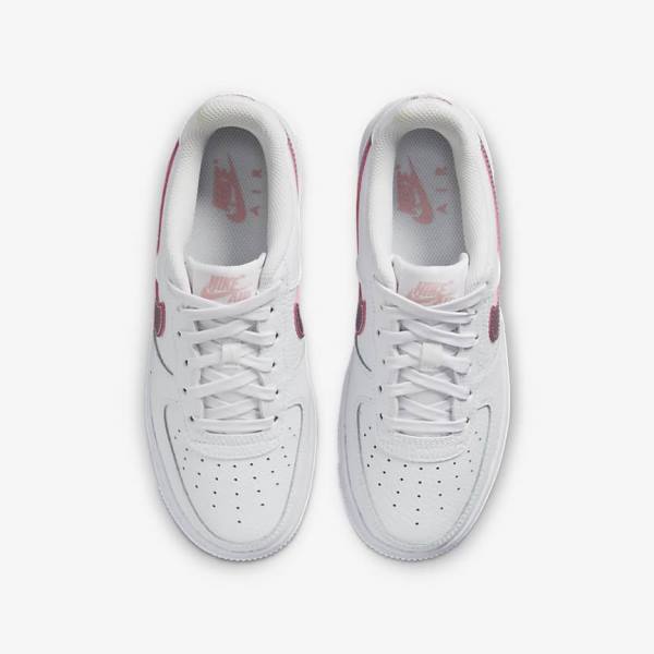 Zapatillas Nike Air Force 1 Older Niños Blancas Rosas | NK375RTZ