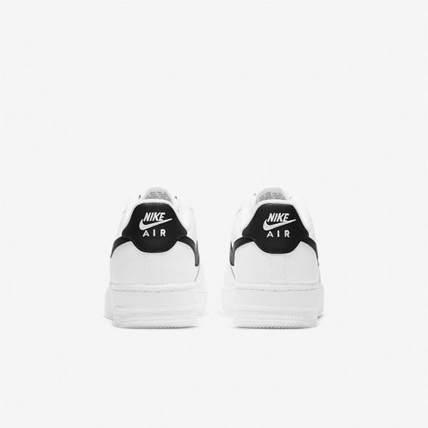 Zapatillas Nike Air Force 1 Older Niños Blancas Negras | NK874HPZ