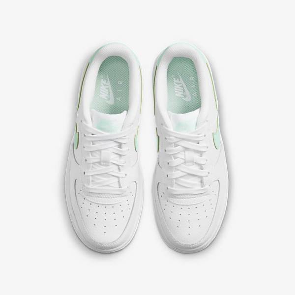 Zapatillas Nike Air Force 1 Older Niños Blancas Verde Menta | NK901XJF