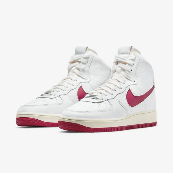 Zapatillas Nike Air Force 1 Sculpt Mujer Blancas Rojas | NK368UNQ