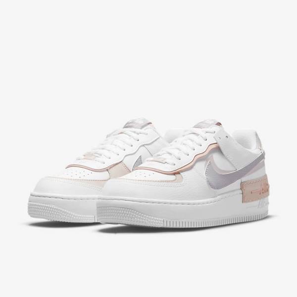 Zapatillas Nike Air Force 1 Shadow Mujer Blancas Rosas Rosas Gris | NK781HVK