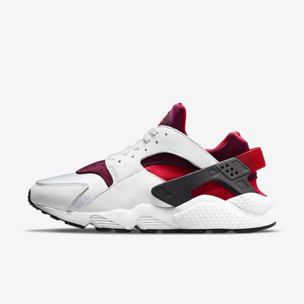 Zapatillas Nike Air Huarache Hombre Blancas Rojas Negras Rojas | NK831STR