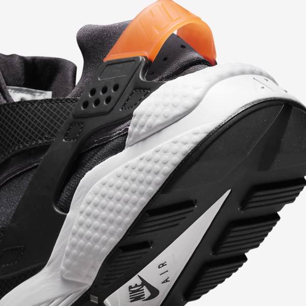 Zapatillas Nike Air Huarache Hombre Negras Naranjas Gris Blancas | NK027VJI