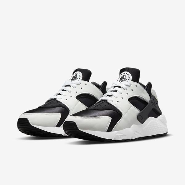 Zapatillas Nike Air Huarache Hombre Negras Blancas | NK273WMV