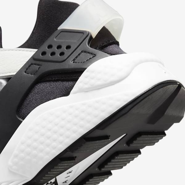 Zapatillas Nike Air Huarache Hombre Negras Blancas | NK273WMV