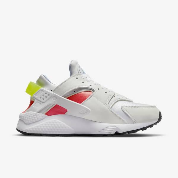 Zapatillas Nike Air Huarache Mujer Blancas Rojas Claro Negras | NK056KGB