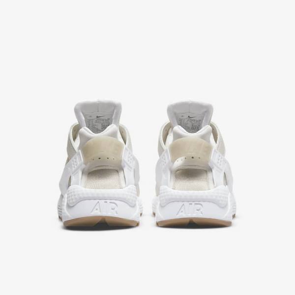 Zapatillas Nike Air Huarache Mujer Kaki Marrones Claro Blancas | NK794JBT