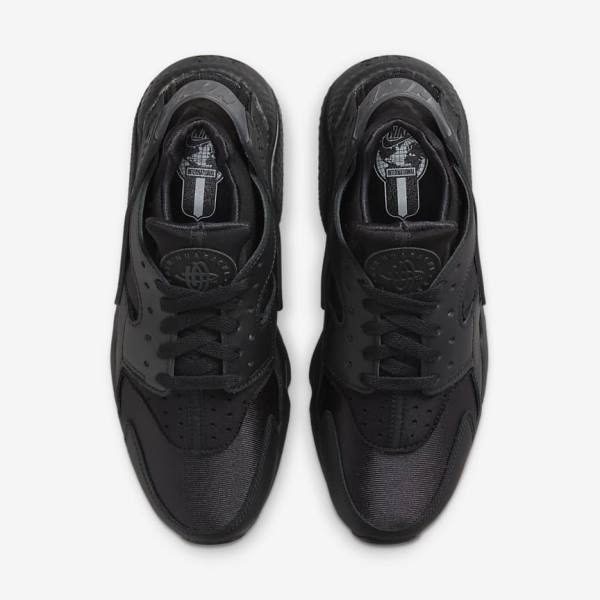 Zapatillas Nike Air Huarache Mujer Negras Gris Oscuro | NK953IWH