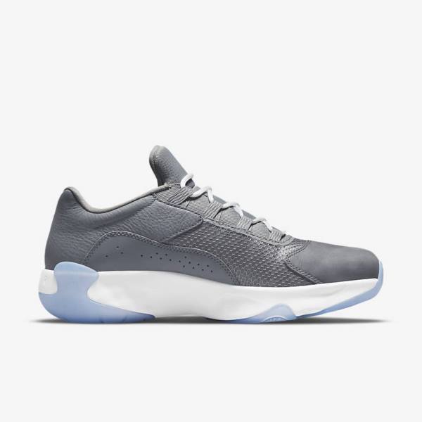 Zapatillas Nike Air Jordan 11 CMFT Low Hombre Gris Blancas | NK238CME