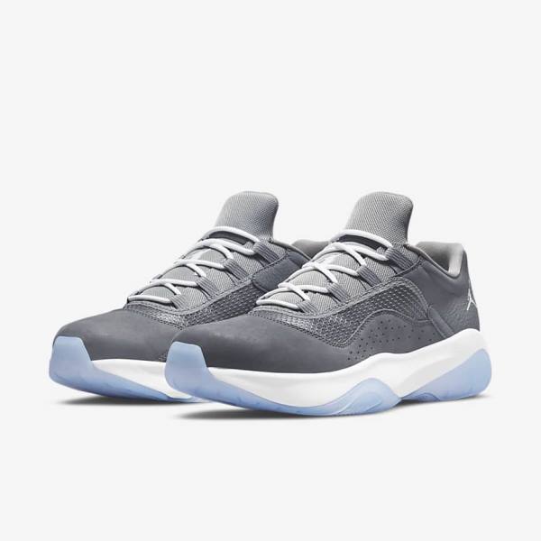 Zapatillas Nike Air Jordan 11 CMFT Low Hombre Gris Blancas | NK238CME