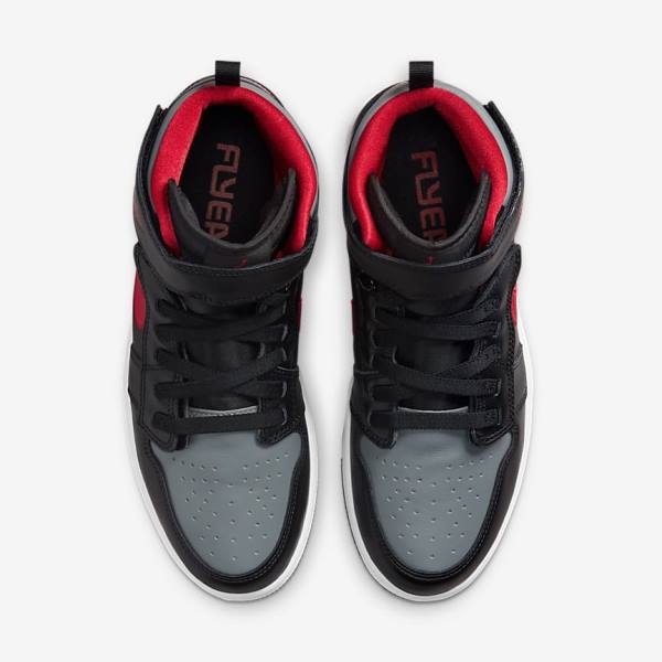 Zapatillas Nike Air Jordan 1 Hi FlyEase Hombre Negras Gris Blancas Rojas | NK420YND