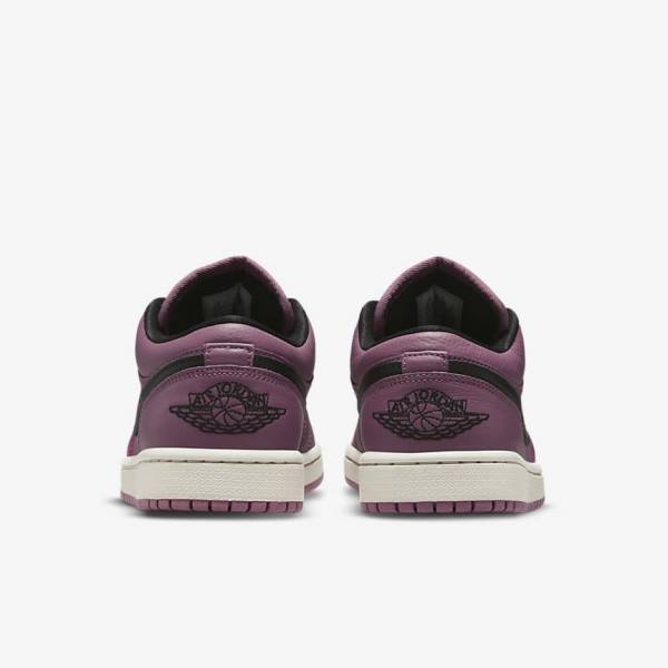 Zapatillas Nike Air Jordan 1 Low SE Mujer Beige Claro Negras | NK957FRZ