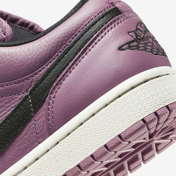 Zapatillas Nike Air Jordan 1 Low SE Mujer Beige Claro Negras | NK957FRZ