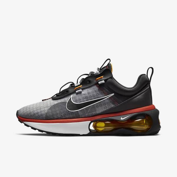 Zapatillas Nike Air Max 2021 Hombre Negras Rojas Blancas | NK259ZCK