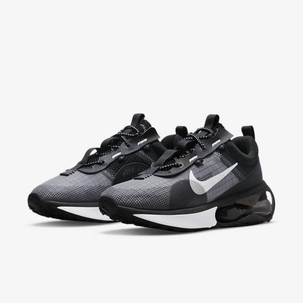 Zapatillas Nike Air Max 2021 Hombre Negras Gris Blancas | NK690YSC