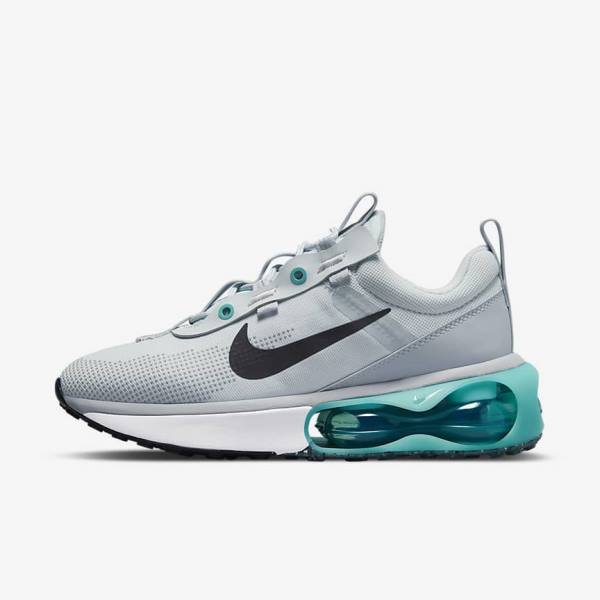 Zapatillas Nike Air Max 2021 Mujer Plateadas Turquesa Gris Negras | NK492SAW