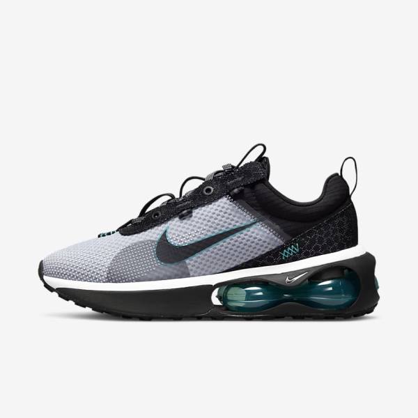 Zapatillas Nike Air Max 2021 SE Hombre Gris Negras Blancas | NK693GAS