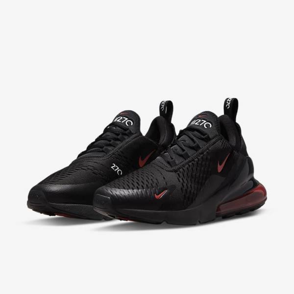 Zapatillas Nike Air Max 270 Hombre Negras Blancas Rojas | NK478SQP