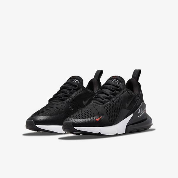 Zapatillas Nike Air Max 270 Older Niños Negras Gris | NK694OAW