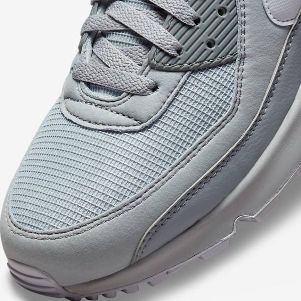 Zapatillas Nike Air Max 90 Hombre Gris Blancas | NK248XYL