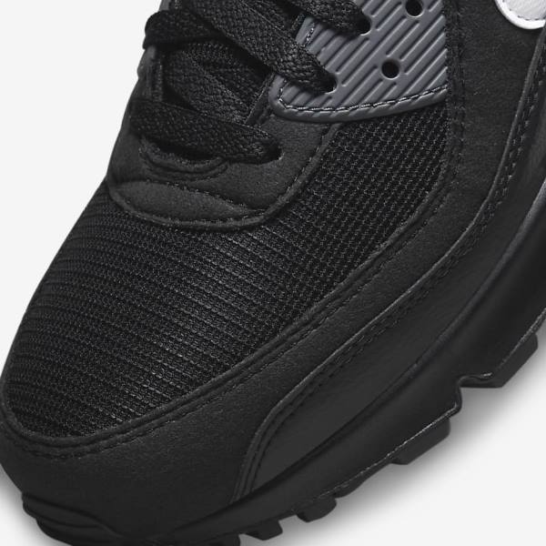 Zapatillas Nike Air Max 90 Hombre Negras Gris Blancas | NK295AOL