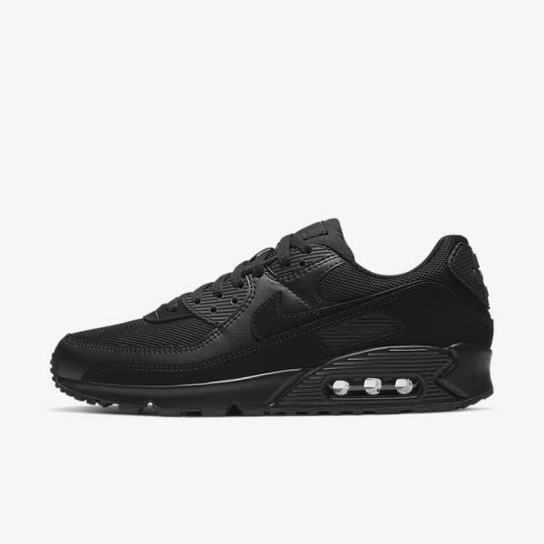 Zapatillas Nike Air Max 90 Hombre Negras | NK519USB