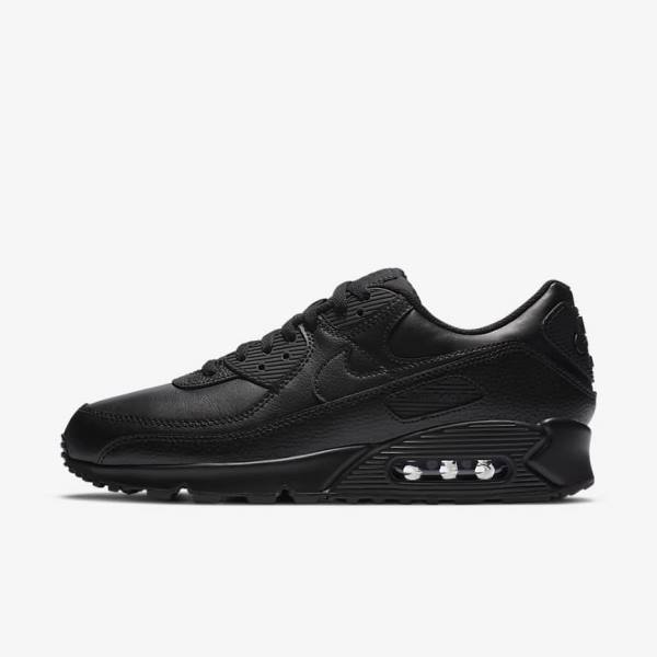 Zapatillas Nike Air Max 90 LTR Hombre Negras | NK289JGK