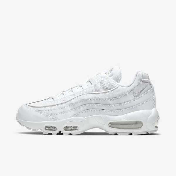 Zapatillas Nike Air Max 95 Essential Hombre Blancas Gris Blancas | NK420LXE