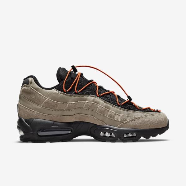 Zapatillas Nike Air Max 95 Hombre Kaki Naranjas Negras | NK065NWH