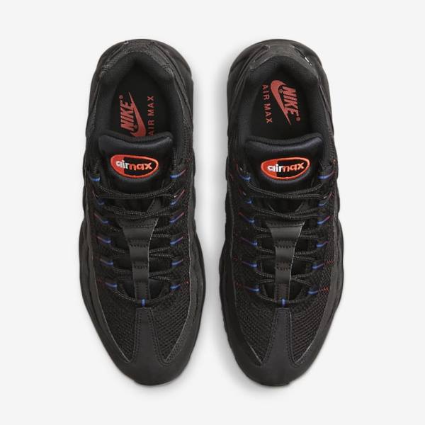 Zapatillas Nike Air Max 95 Hombre Negras Azules Rojas Claro | NK157LYB