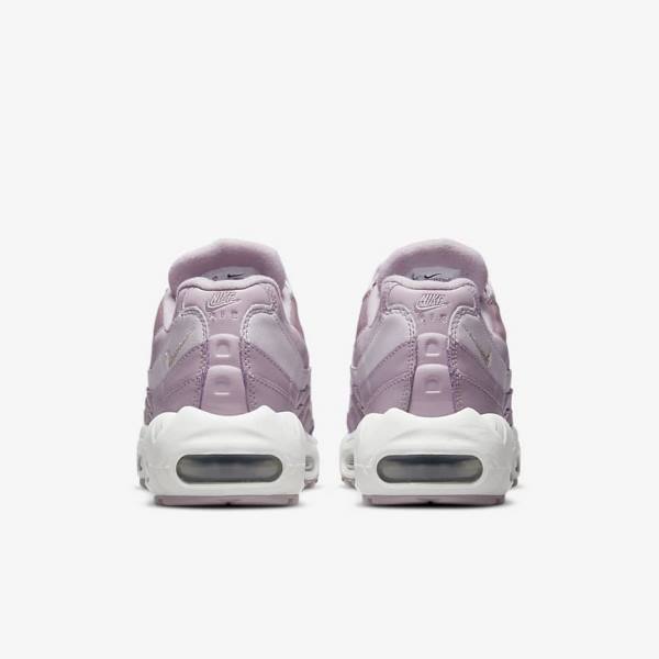 Zapatillas Nike Air Max 95 Mujer Moradas Blancas Metal Plateadas | NK278YLM