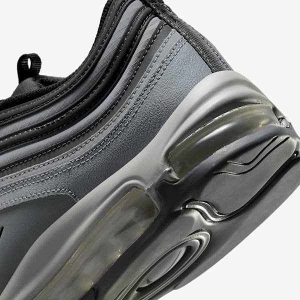 Zapatillas Nike Air Max 97 Hombre Gris Gris Oscuro Negras | NK804PUI