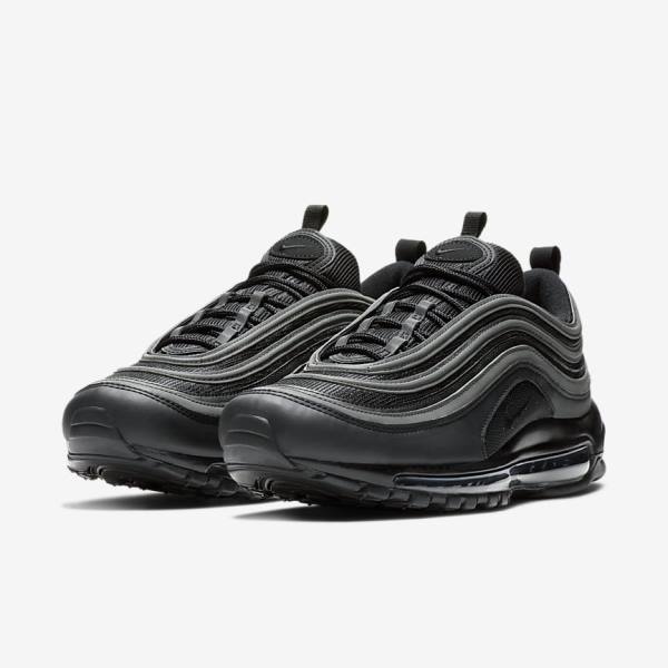 Zapatillas Nike Air Max 97 Hombre Negras Blancas | NK156LCE