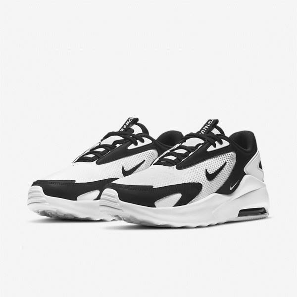 Zapatillas Nike Air Max Bolt Hombre Blancas Negras | NK051XLQ