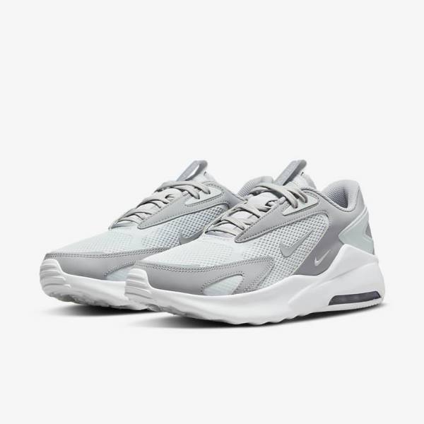 Zapatillas Nike Air Max Bolt Hombre Plateadas Blancas Metal Plateadas Gris | NK492GQO