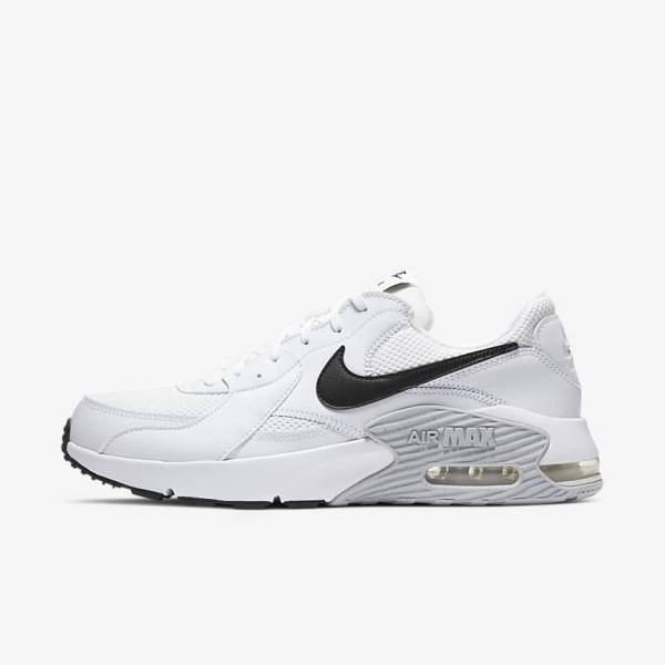 Zapatillas Nike Air Max Excee Hombre Blancas Plateadas Negras | NK948FAG