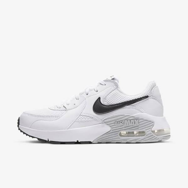 Zapatillas Nike Air Max Excee Mujer Blancas Plateadas Negras | NK045MOZ