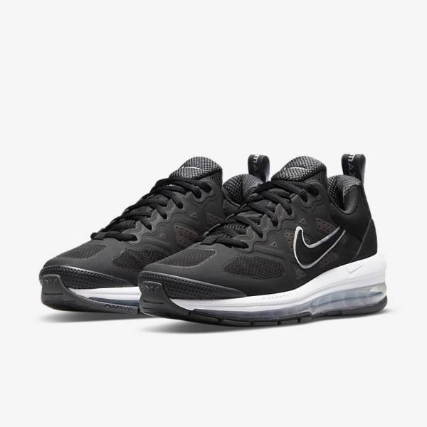 Zapatillas Nike Air Max Genome Mujer Negras Gris Oscuro Blancas Negras | NK543MUZ